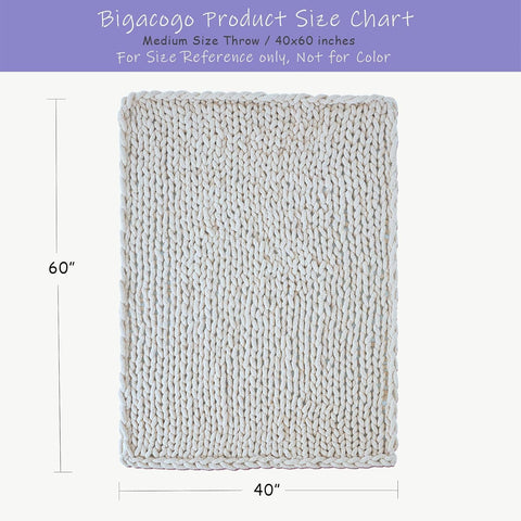 Bigacogo close-up chenille stitch detail highlighting soft texture and breathability