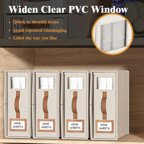 BigPonPon transparent window and label aiding fast identification