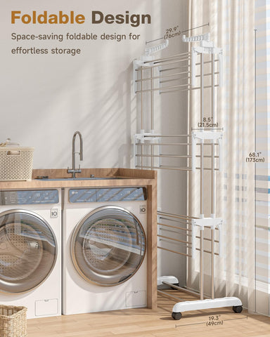 Bigzzia folded flat storage position showing compact space-saving convenience