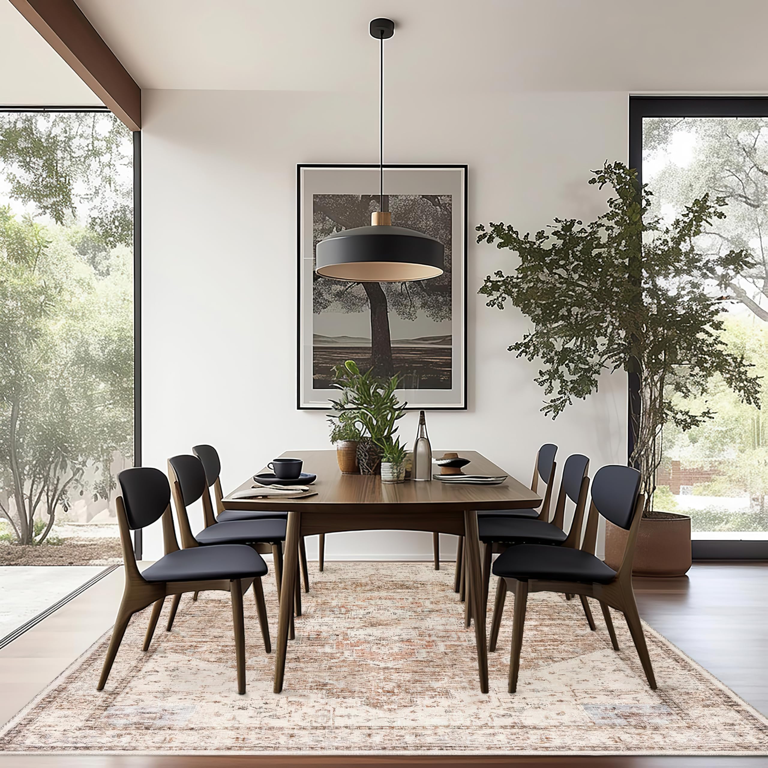 BILEEHOME close‑up of textured weave highlighting durable vintage look