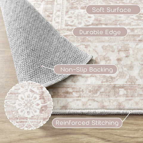 BILEEHOME low-pile texture detail demonstrating soft feel and easy cleaning