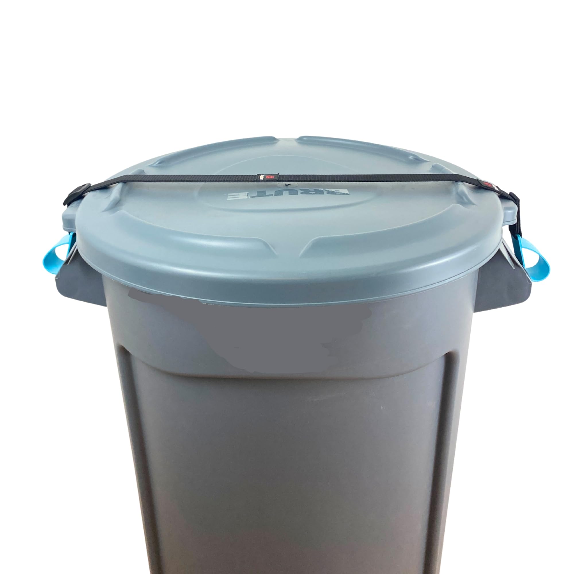 BinClaw SideArm front view showing strap securing lid for reliable protection