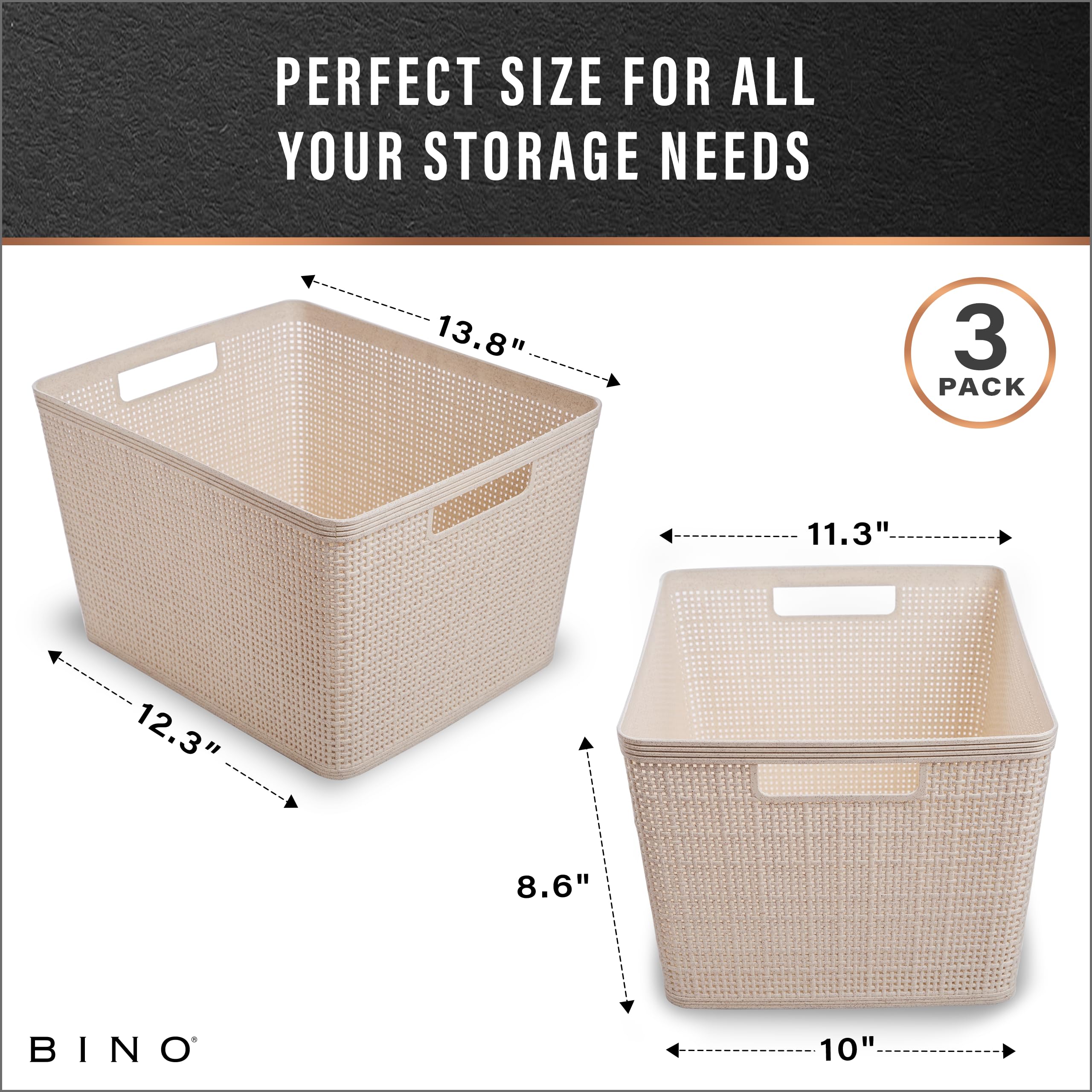 BINO handle detail demonstrating easy lift and carry benefit