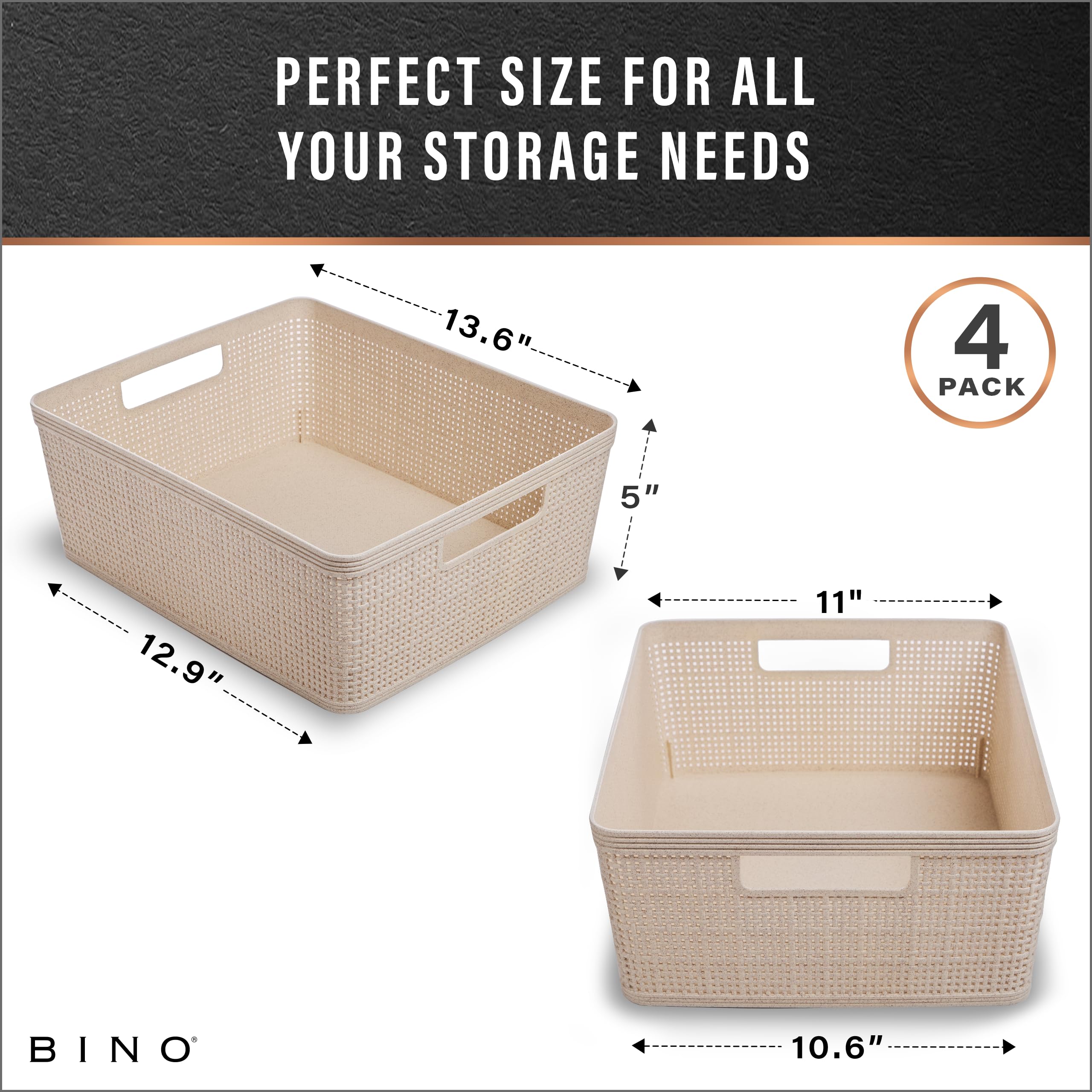 BINO handle detail demonstrating easy grip for fast carrying and moving