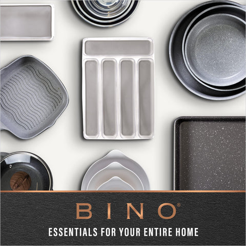 BINO bins staged on kitchen counter enhancing tidy, minimalist styling