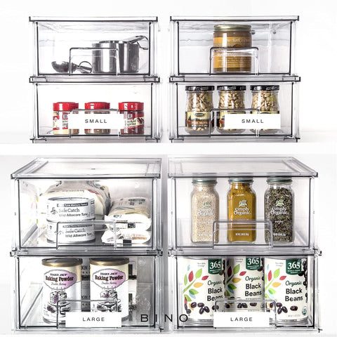 BINO drawer held in hand to show scale and effortless handling