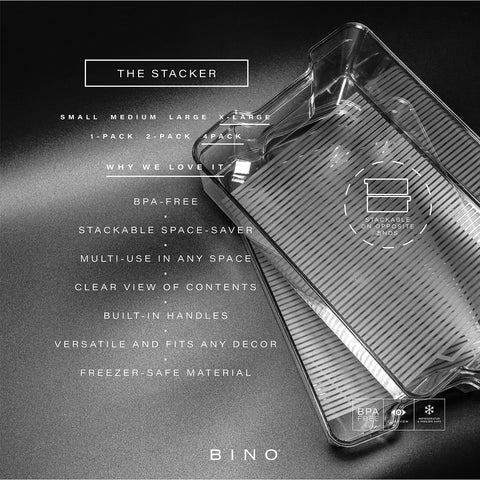 BINO close-up of side handle demonstrating easy grip and quick access