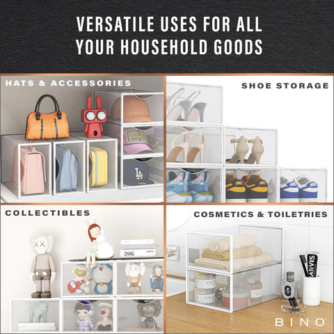 BINO side transparency showing multiple pairs for instant visual identification