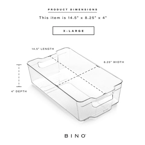 BINO stacked bins in pantry maximizing vertical space and visibility