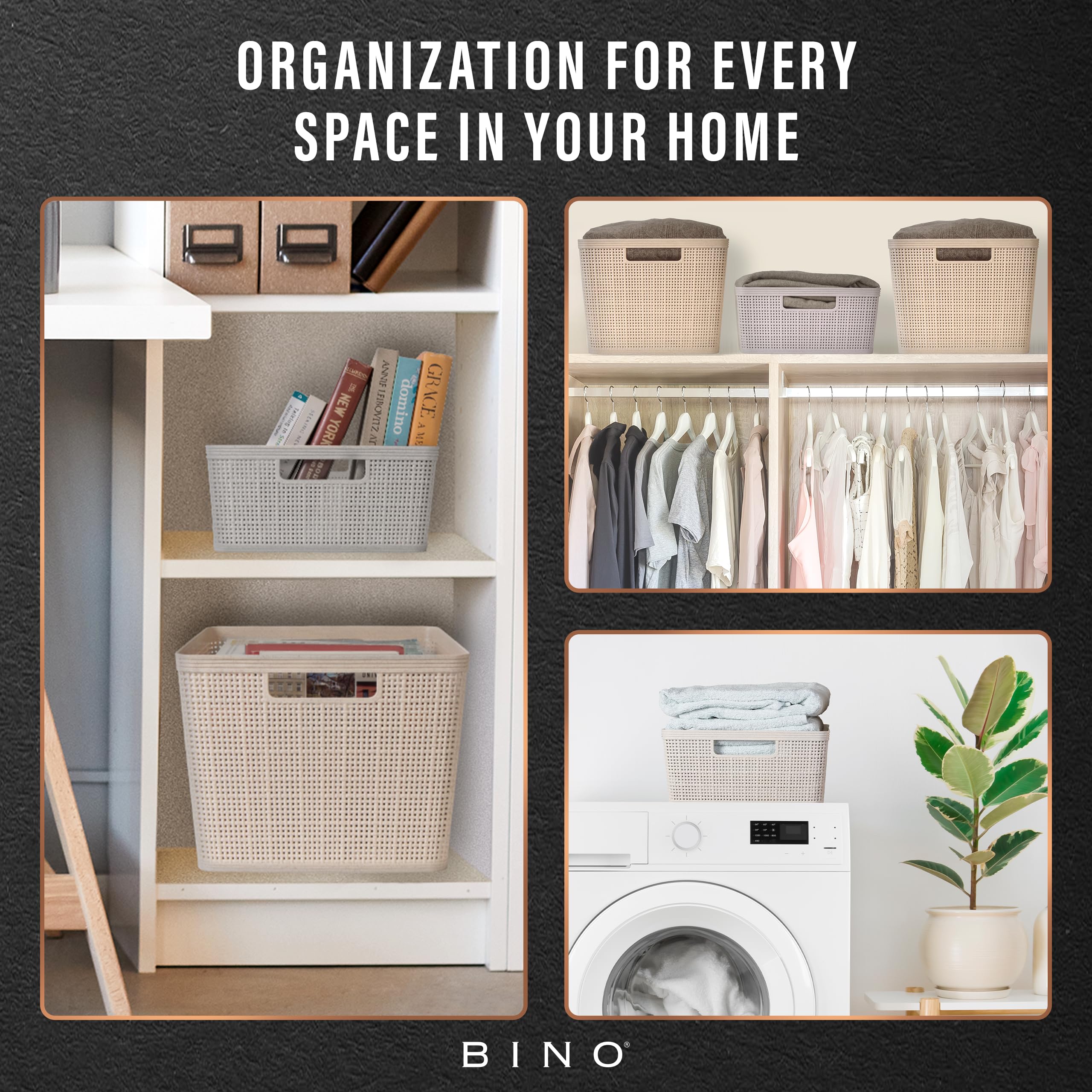 BINO basket holding children's toys for clutter-free playroom storage