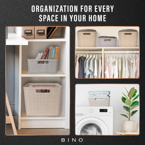 BINO basket holding children's toys for clutter-free playroom storage