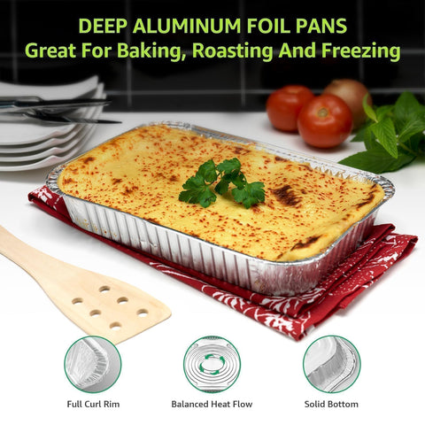 biocean pan sealed with foil in fridge for easy meal storage