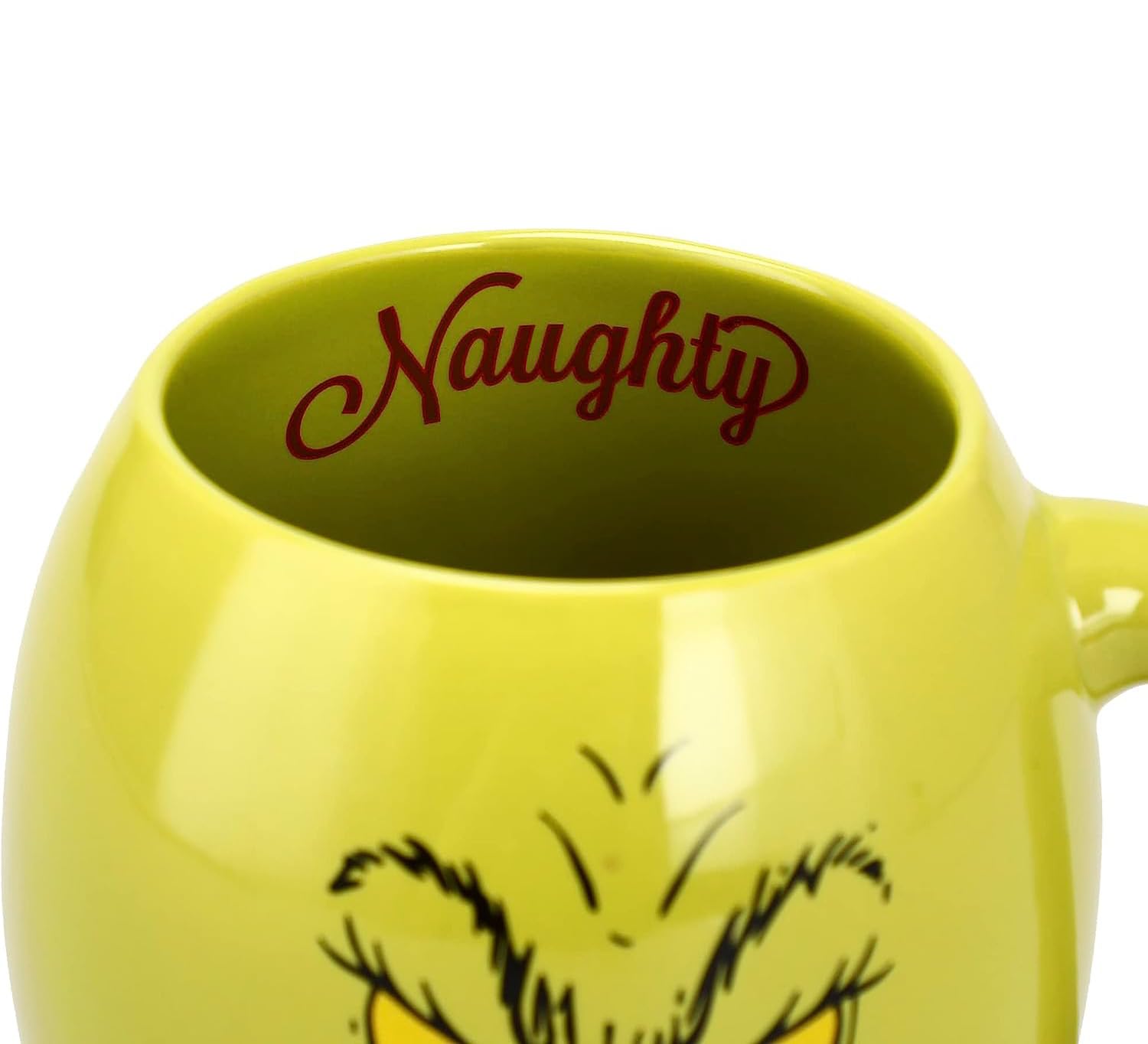 Bioworld Grinch mug and socks styled as a gift set for holidays