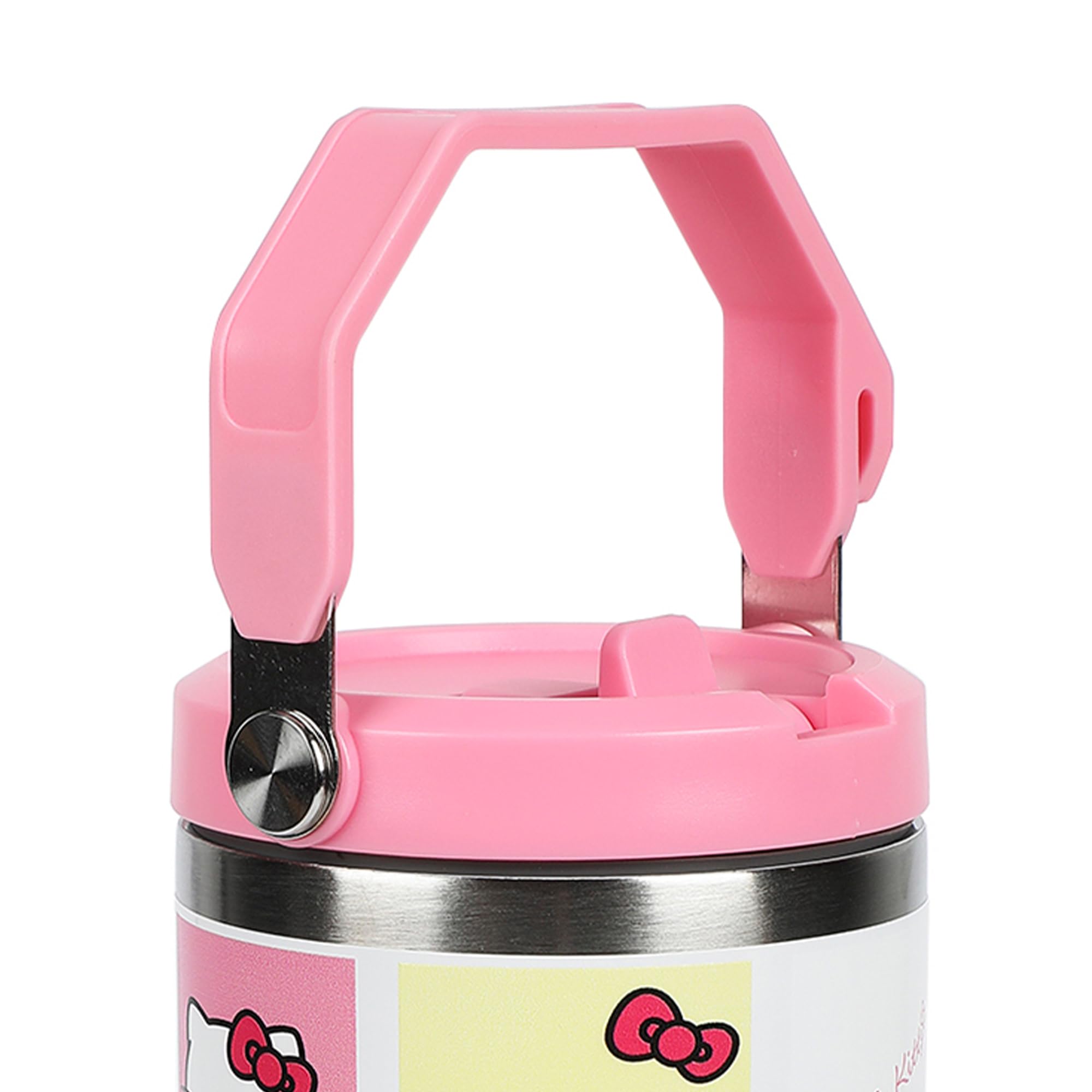 Bioworld Hello Kitty in outdoor setting highlighting portable hydration benefits