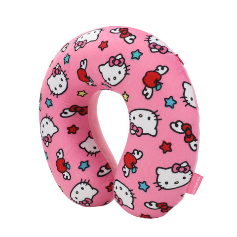 Bioworld Hello Kitty set packed in a carry-on bag demonstrating travel-ready convenience