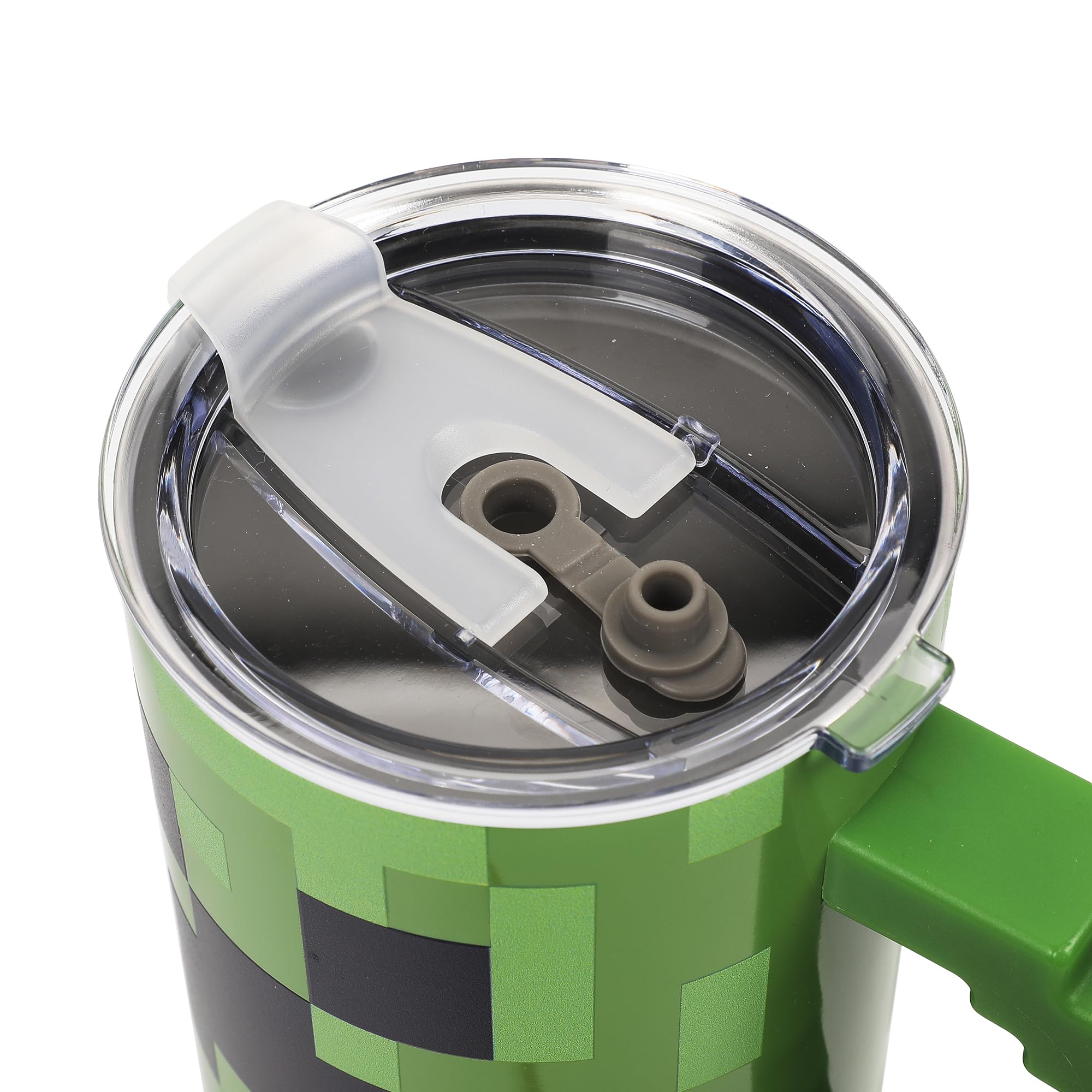 Bioworld Creeper lid threads and seal detail ensuring spill resistance