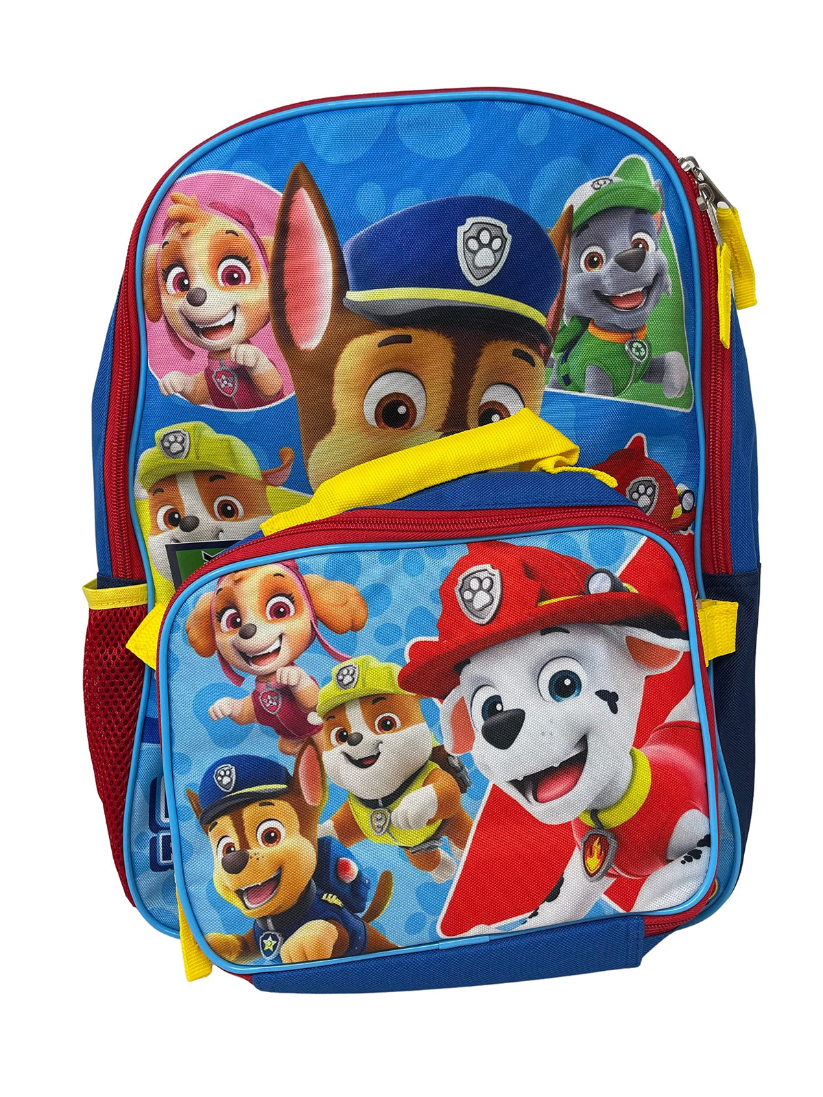 Bioworld Paw Patrol front view with roomy compartment for school essentials