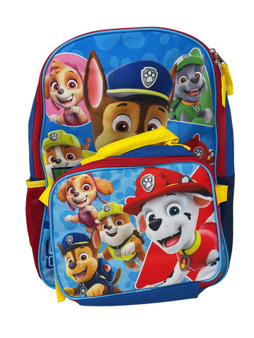 Bioworld Paw Patrol front view with roomy compartment for school essentials