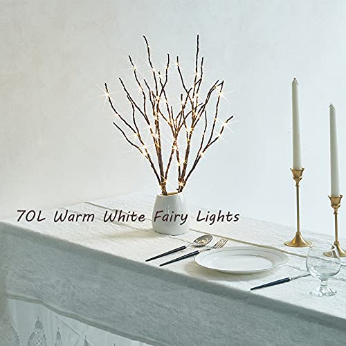 Birchlitland branches holding small ornaments showcasing versatile seasonal styling