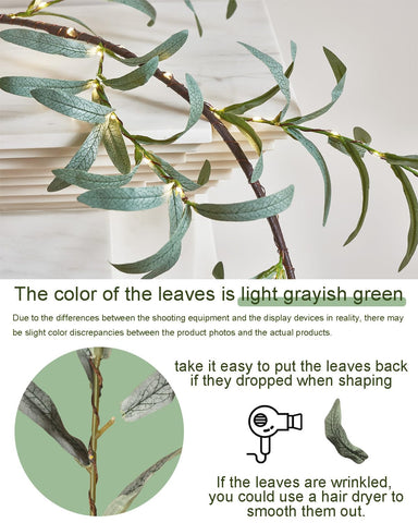 Birchlitland micro LED lights along vine highlighting soft illumination