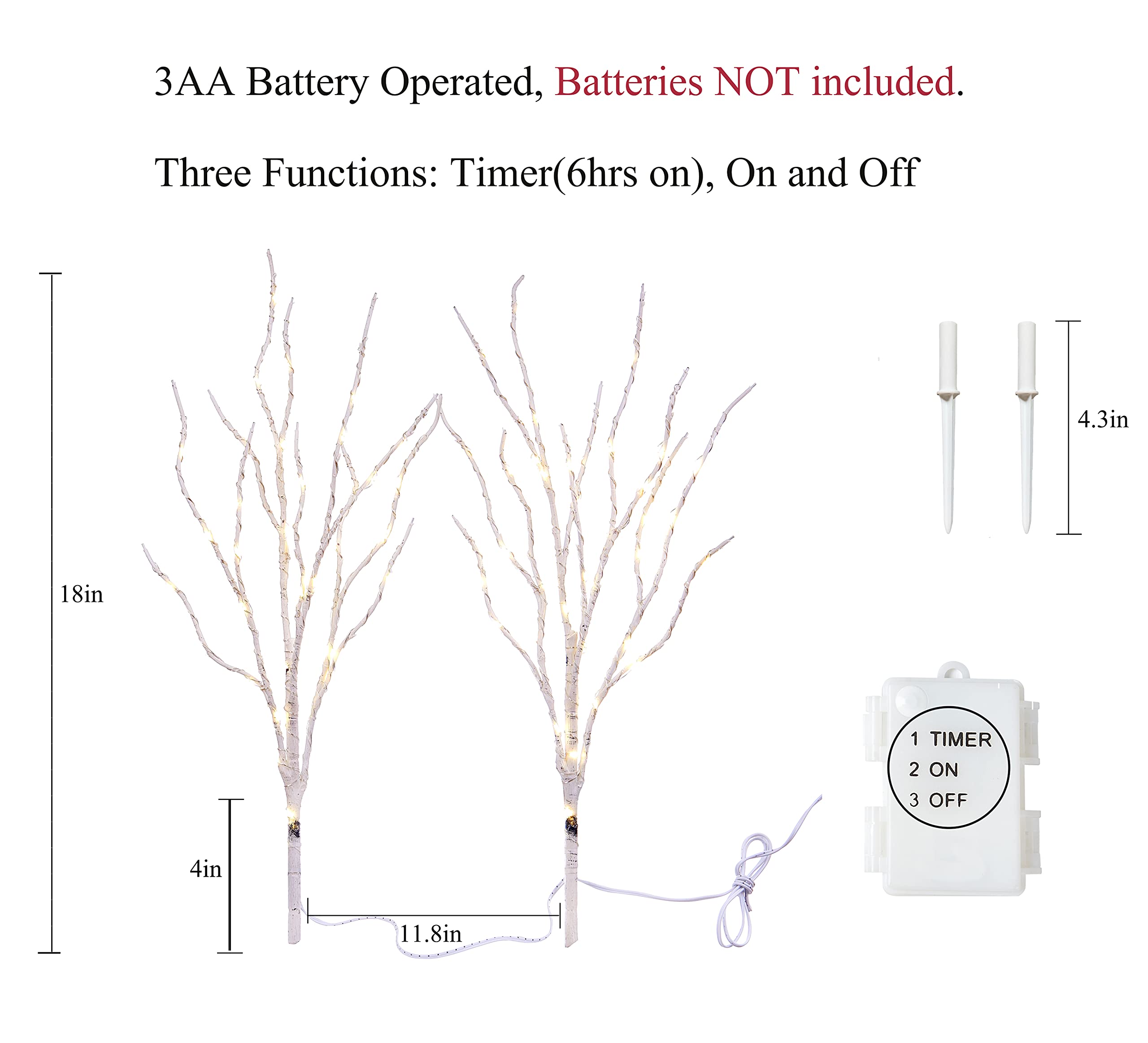 Birchlitland bendable stems shaped into display, demonstrating flexible styling