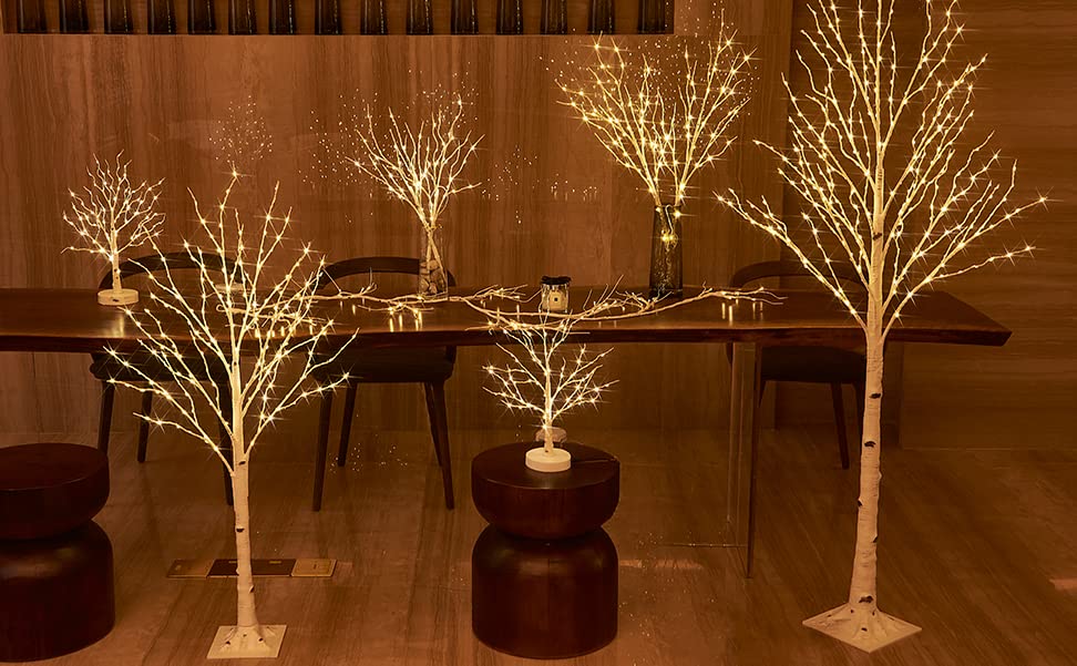 Birchlitland wedding centerpiece setting offering elegant event lighting