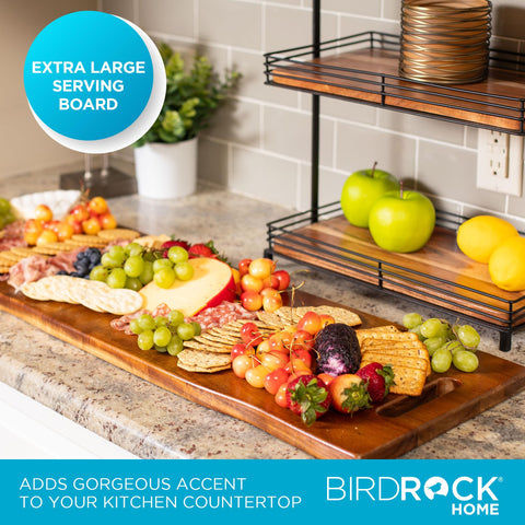 BIRDROCK HOME board next to knife shows true 36-inch scale benefit