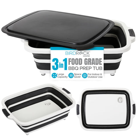 BIRDROCK HOME front view showing complete prep tub for easy meal prep