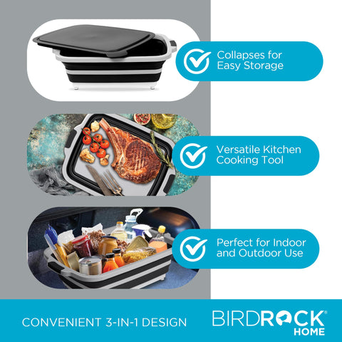 BIRDROCK HOME non-slip legs shown providing secure stability