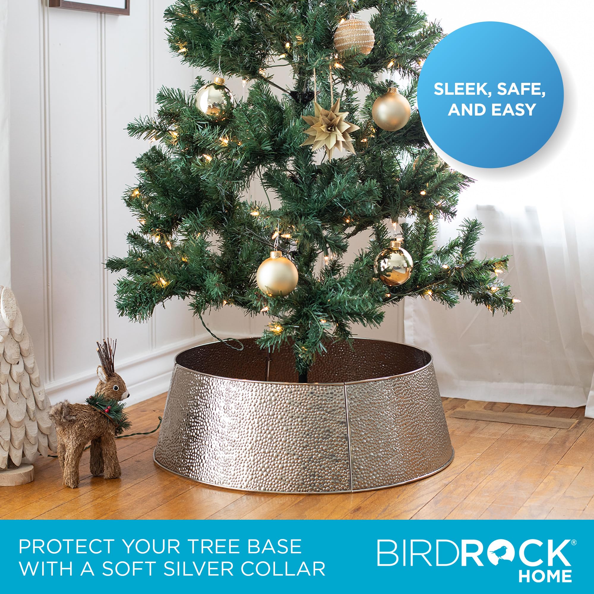 BIRDROCK HOME panel connection detail showing easy tool-free assembly and secure fit