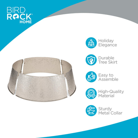 BIRDROCK HOME close-up of bubble texture highlighting decorative metallic finish