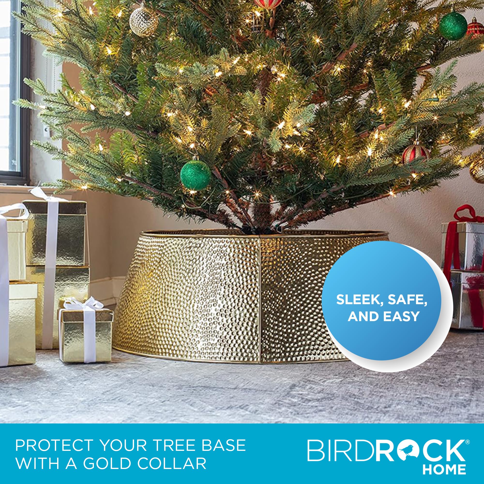BIRDROCK HOME profile view showing collar height and stable iron construction