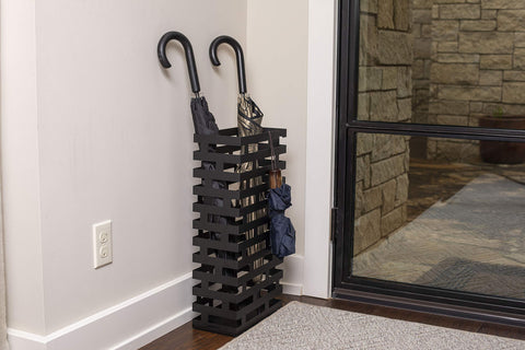 BIRDROCK HOME stand storing walking canes and sticks for stable support