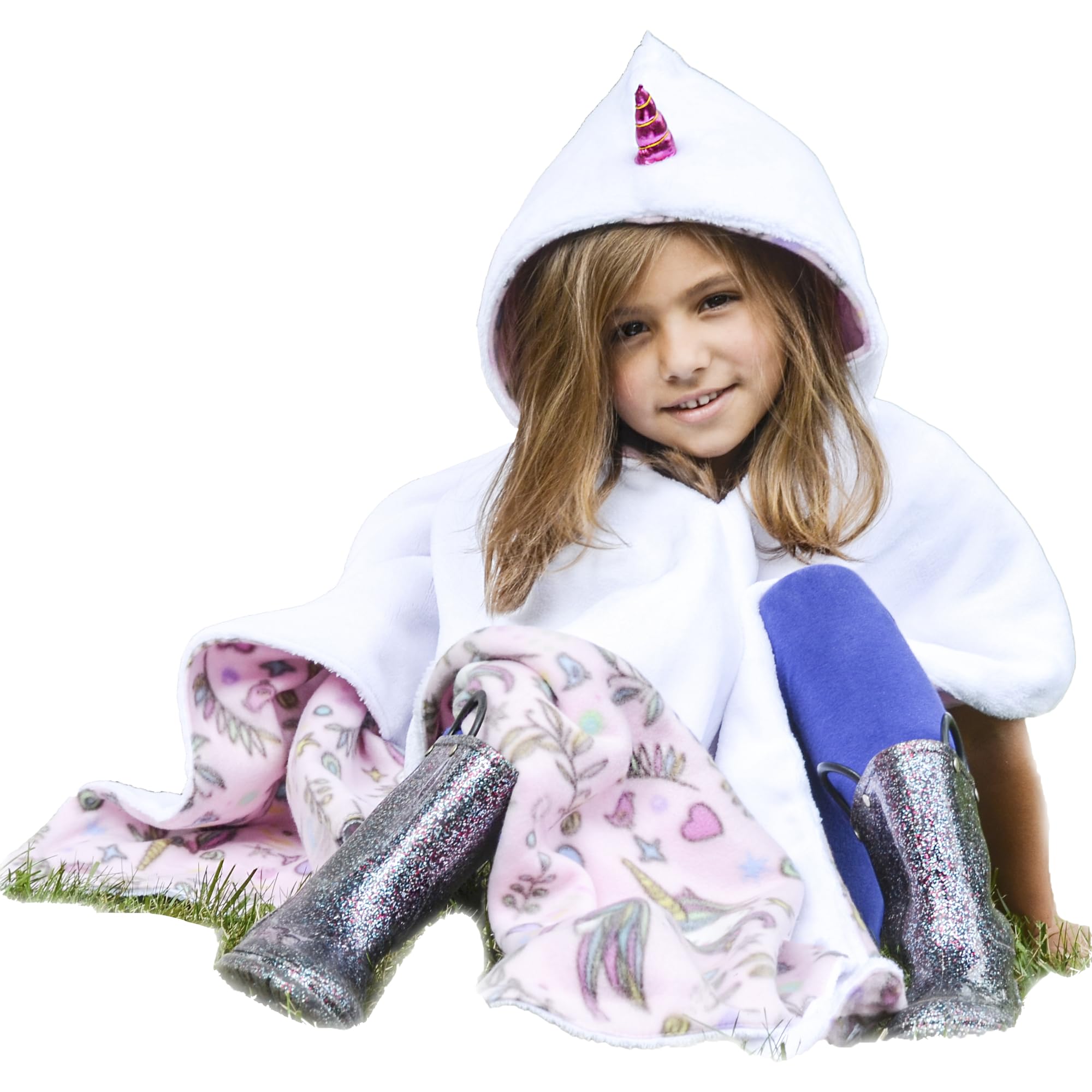 birdyboutique front packaging showing poncho design and safety message