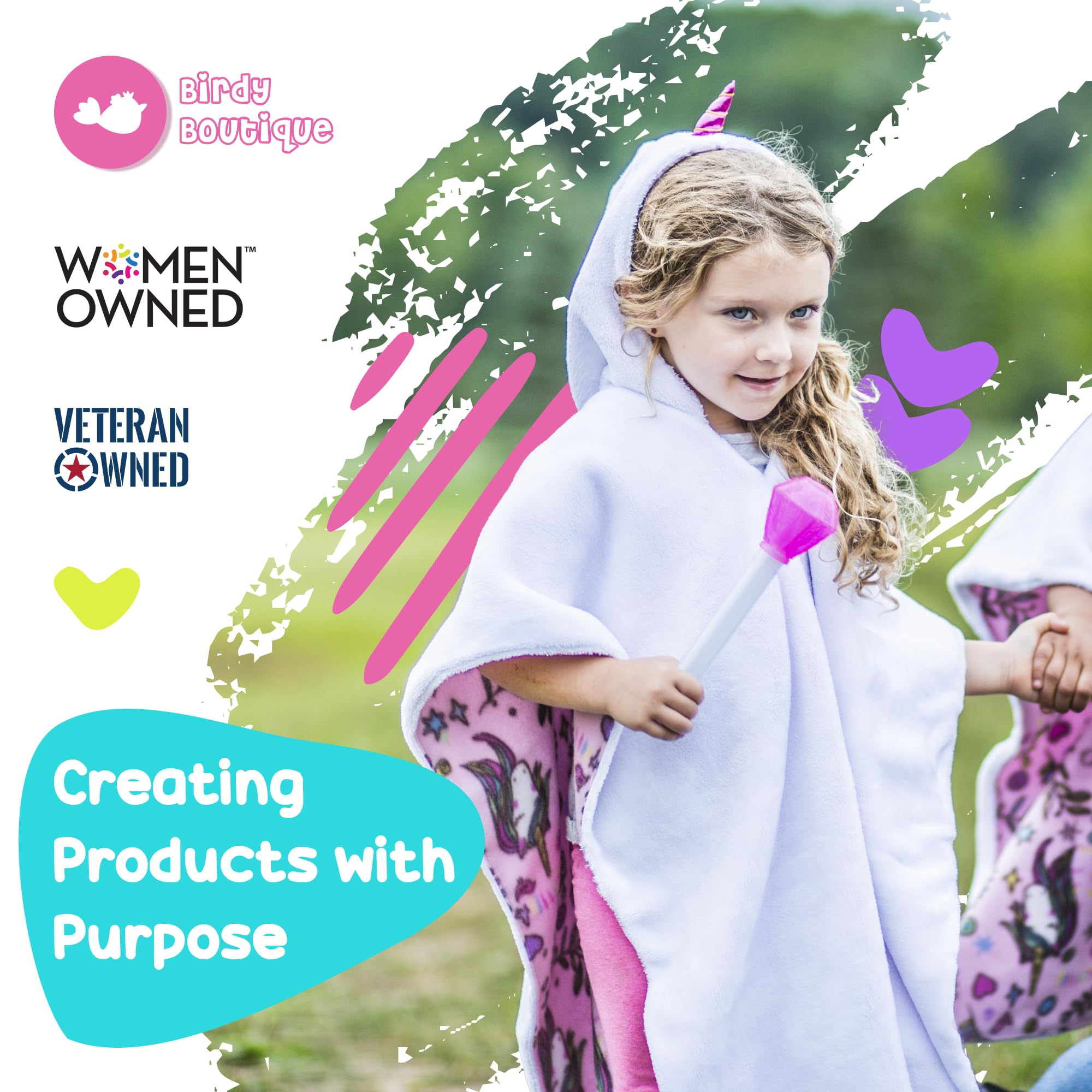 birdyboutique parent pushing stroller with poncho for on-the-go warmth