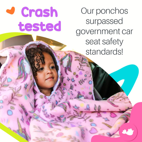 birdyboutique toddler wearing poncho to show size and fit benefits