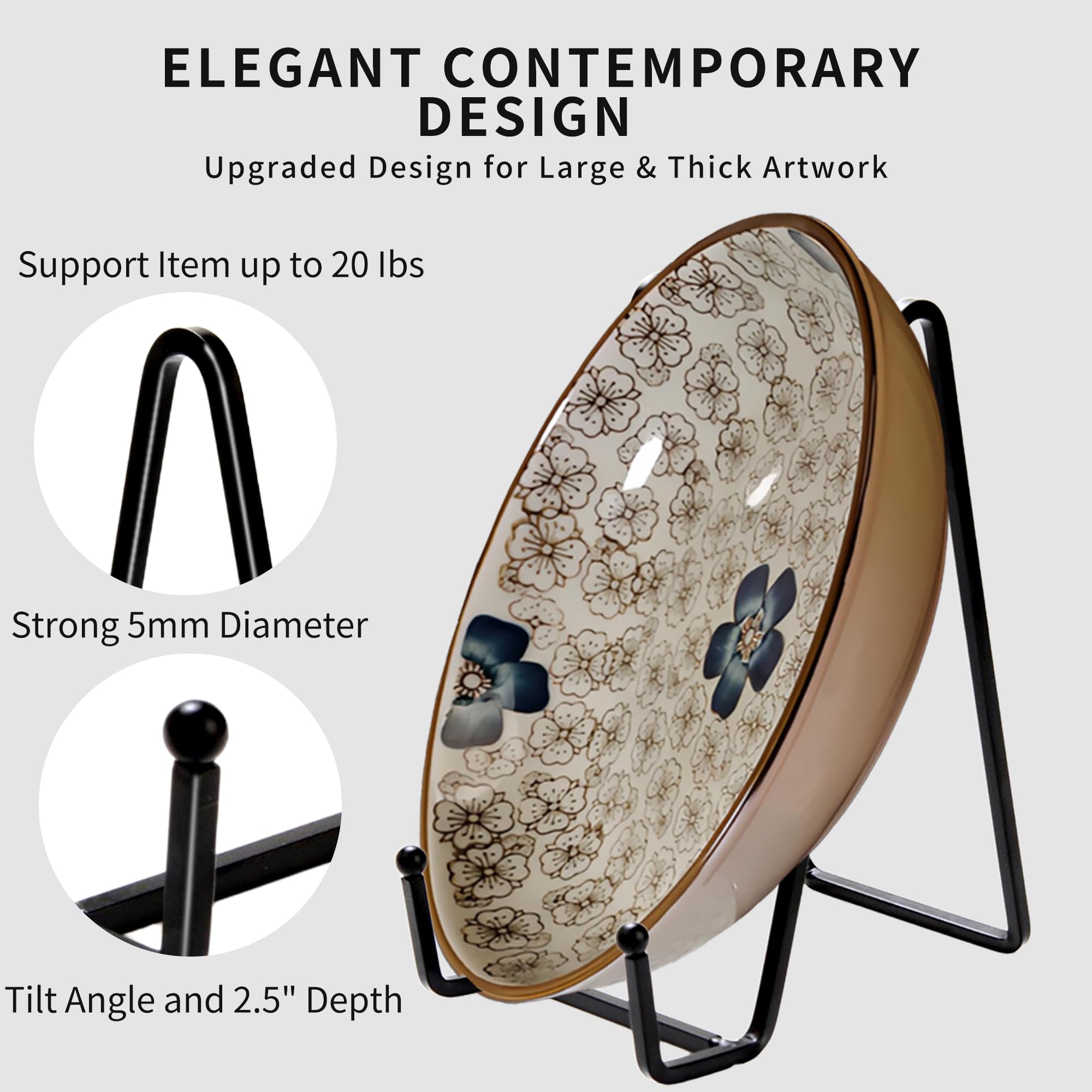 Birity plate displayed on counter with elevated elegant presentation