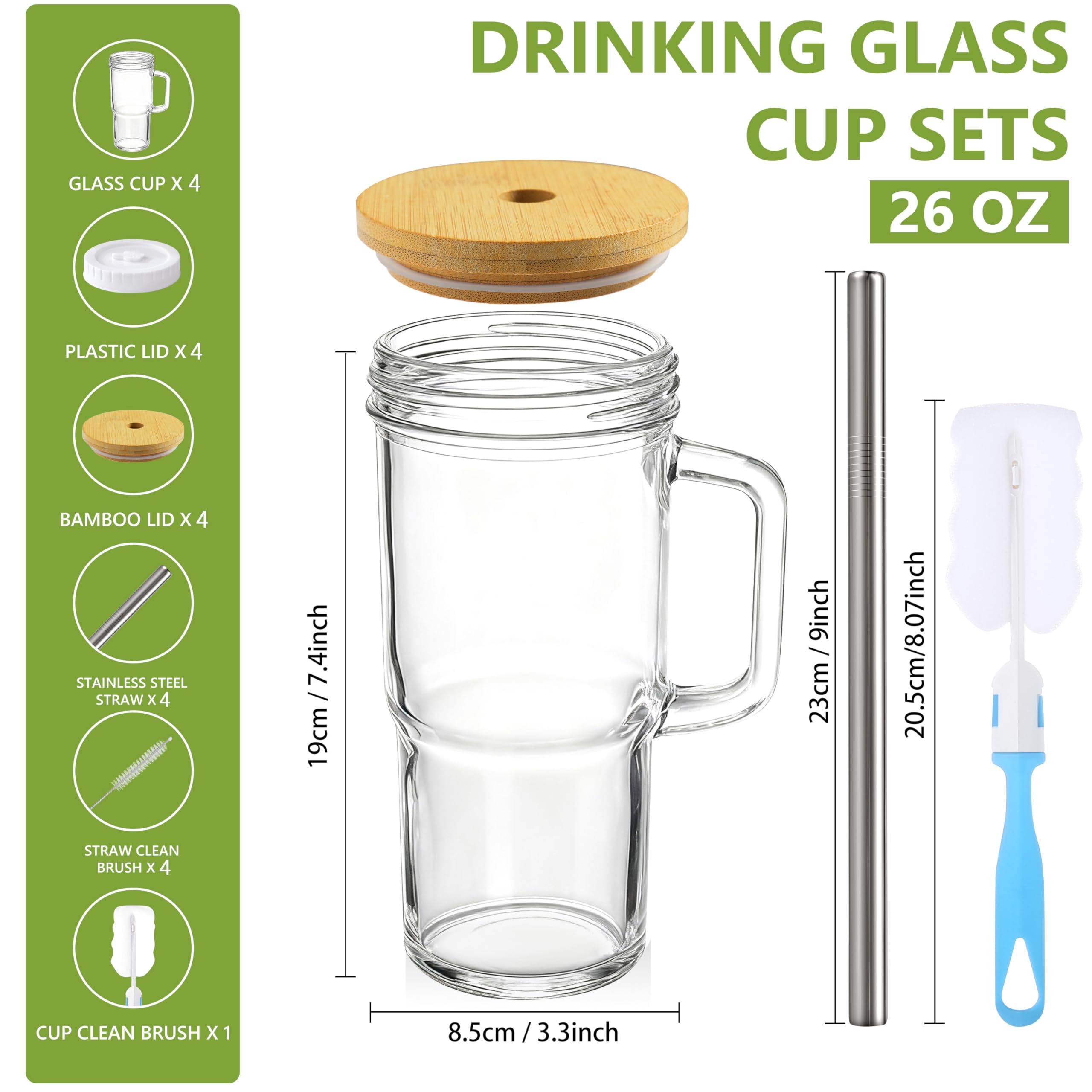 Birity stainless steel straw with cleaning brush showing hygienic reusable benefit