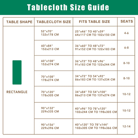 Biscaynebay tablecloth drape on a six-foot table showing proper drop length