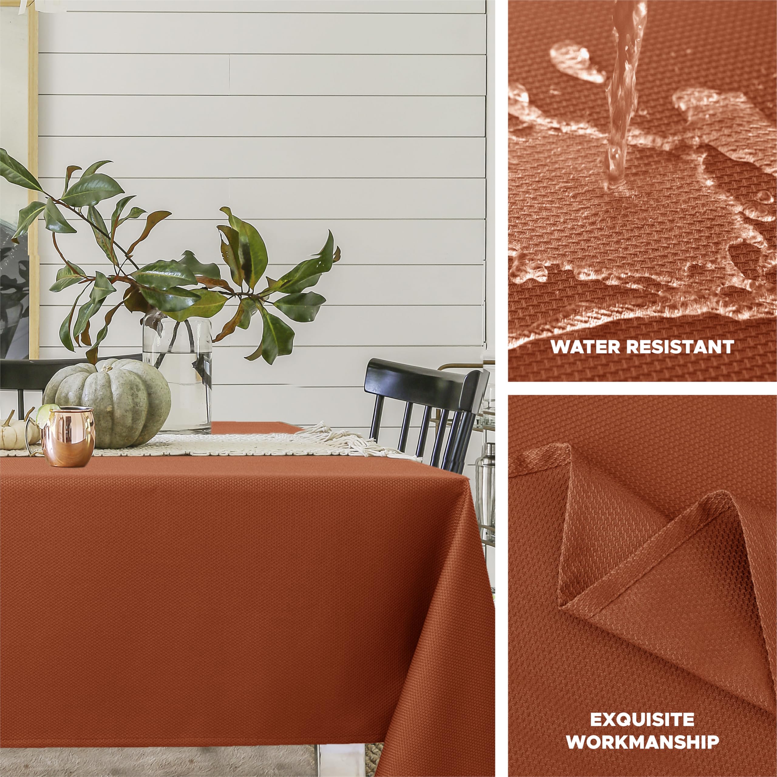 Biscaynebay close-up of textured polyester weave showing durable fabric finish