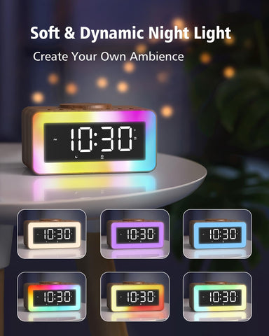 Biseoamz Bluetooth speaker playing music benefit: clear stereo sound for room ambience