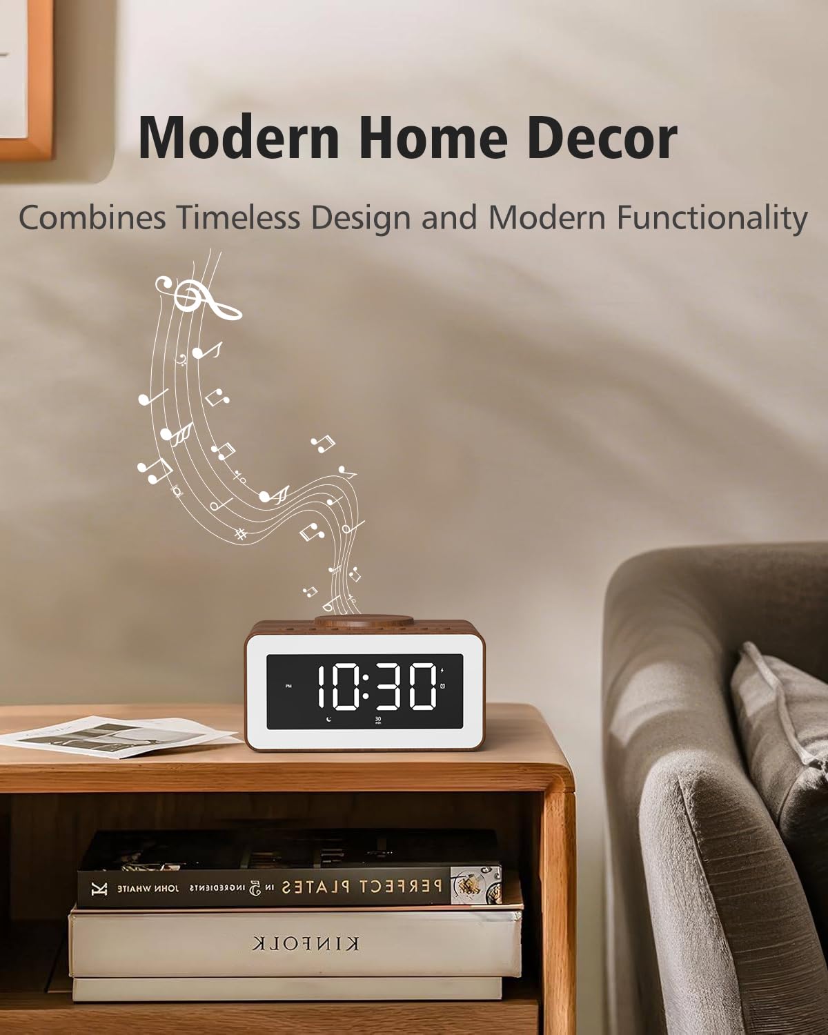 Biseoamz placed in bedroom lifestyle scene benefit: blends with decor and improves sleep setup