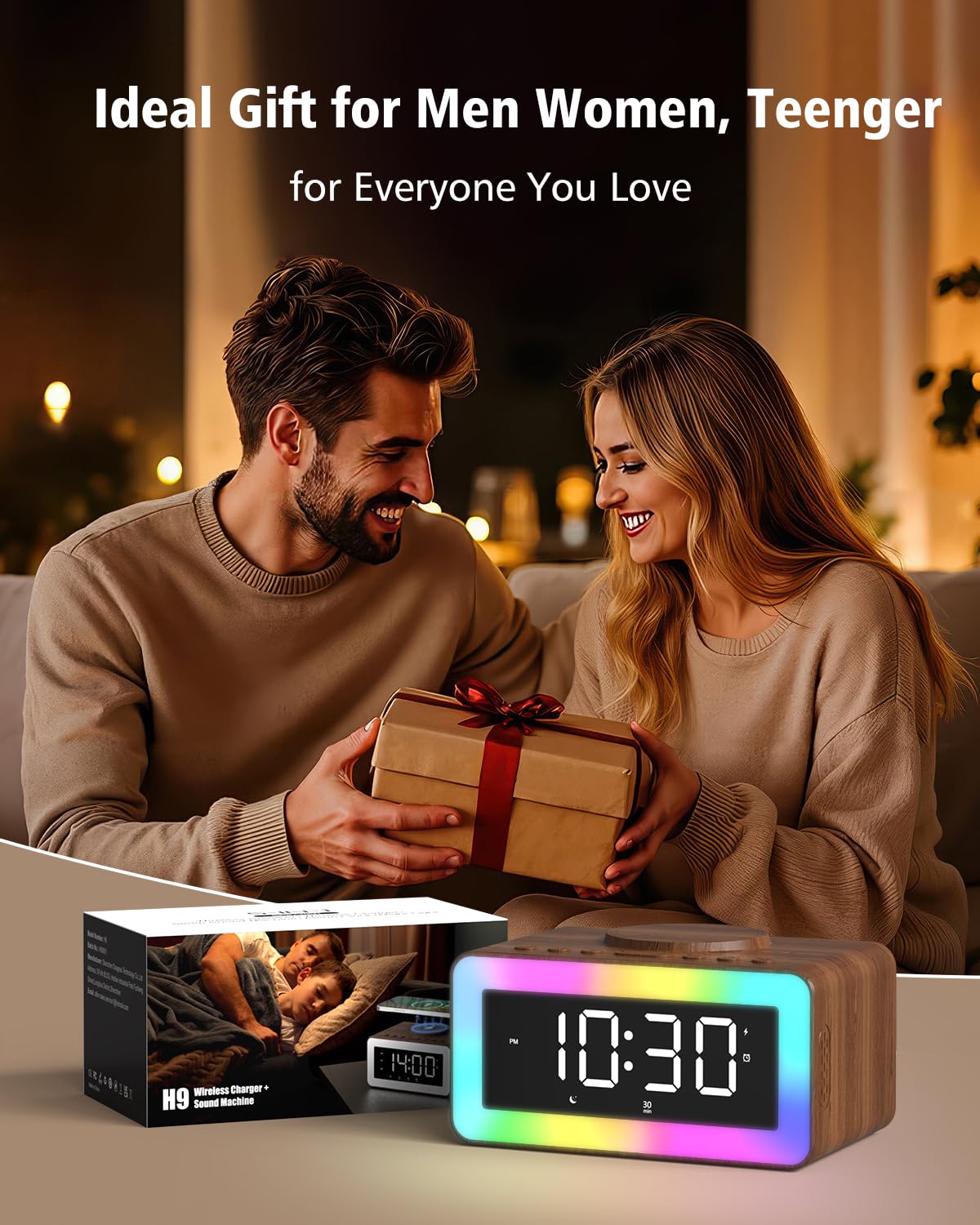 Biseoamz box with included cable and manual benefit: ready-to-use modern gift presentation