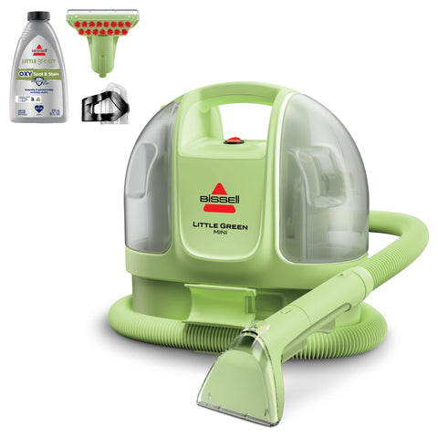 BISSELL Little Green Mini front view showing compact cleaning power