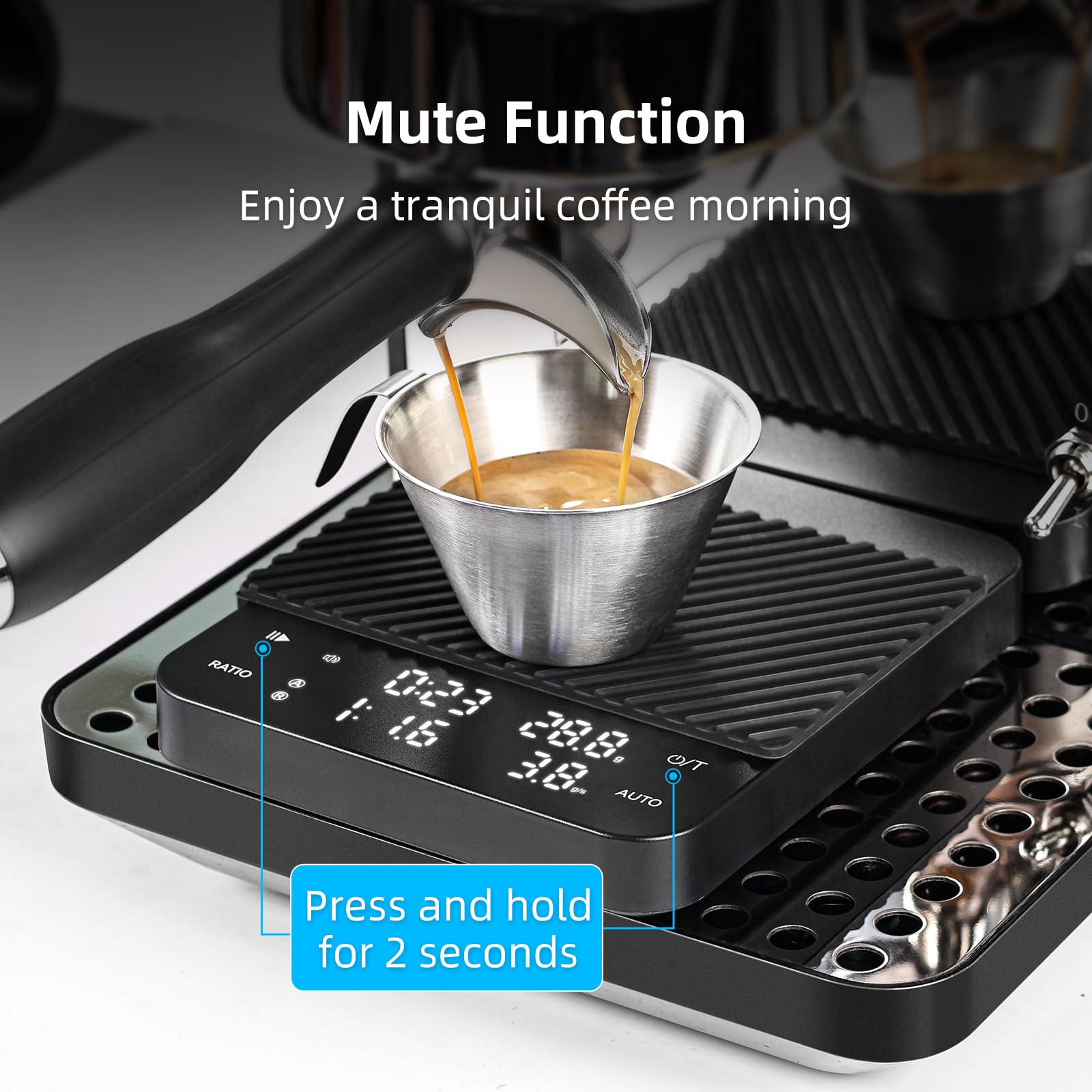 BITAMOM removable silicone mat removed to show waterproof, easy-clean surface