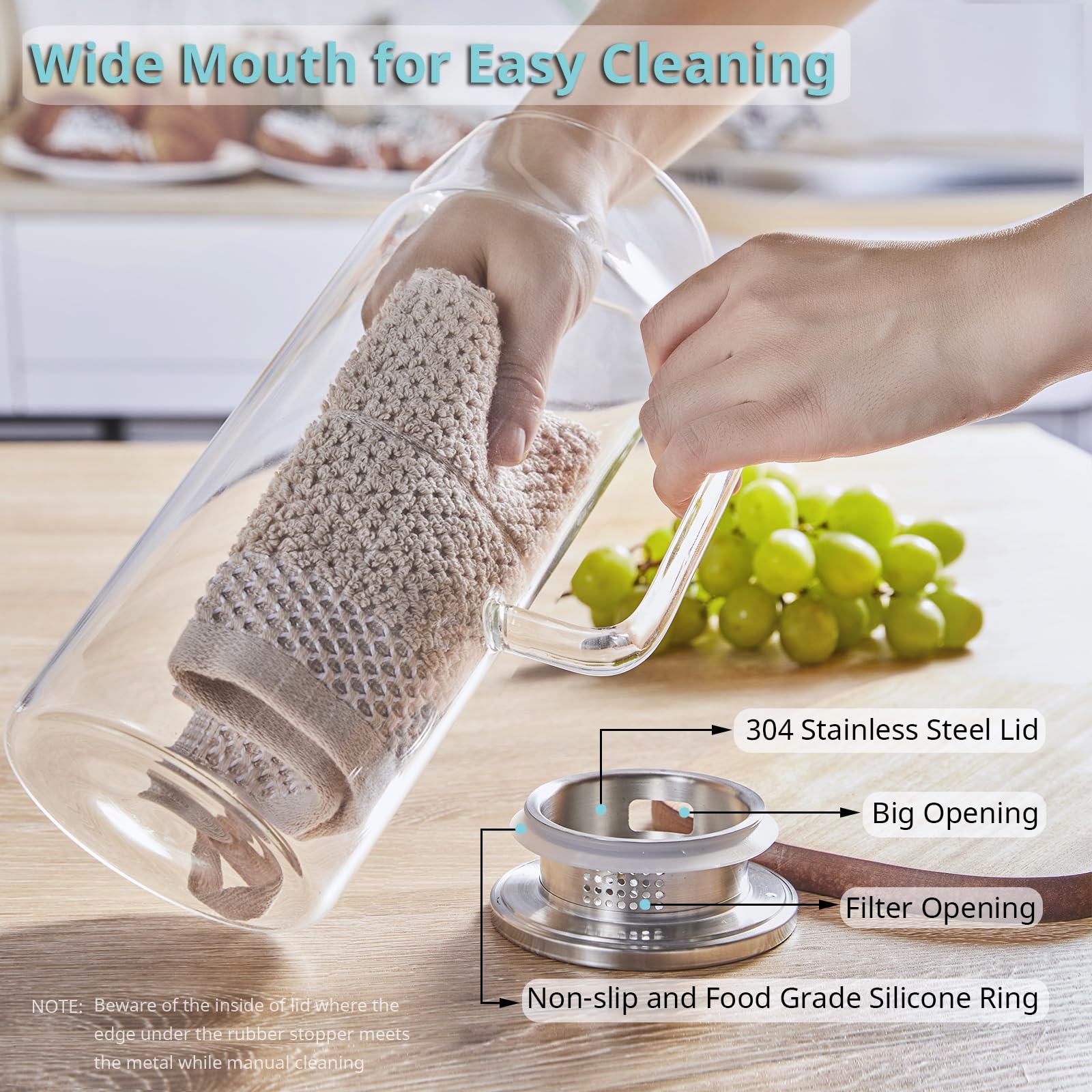 Bivvclaz wide mouth view showing easy cleaning access and hygiene benefit