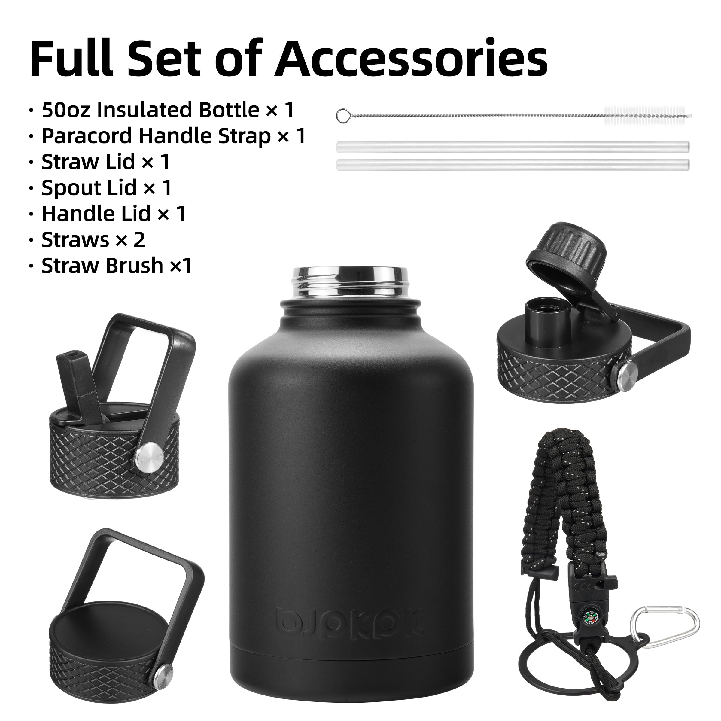 BJPKPK flip straw lid detail highlighting hands-free sipping convenience on the go