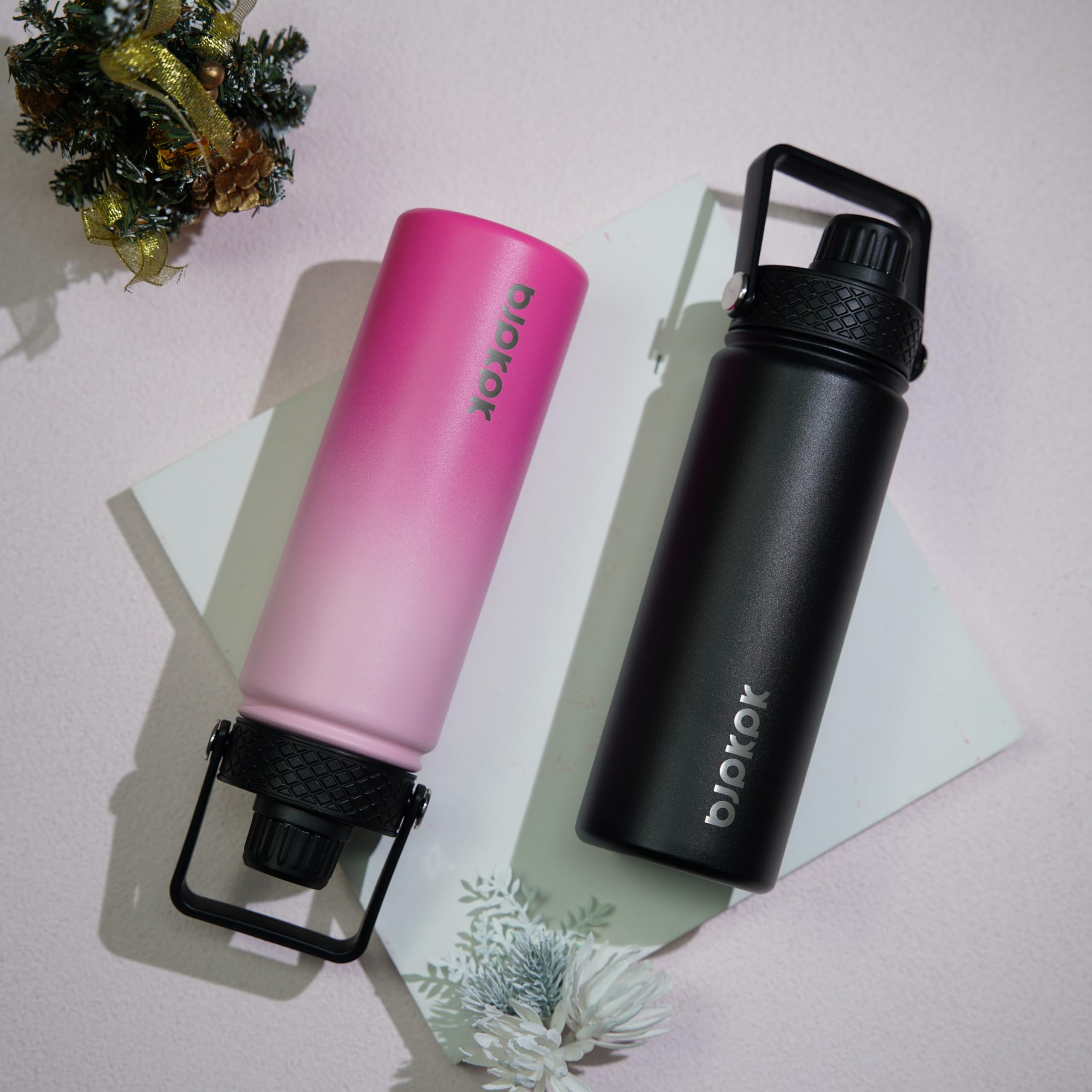 BJPKPK bottle in a backpack demonstrating portable hydration on hikes