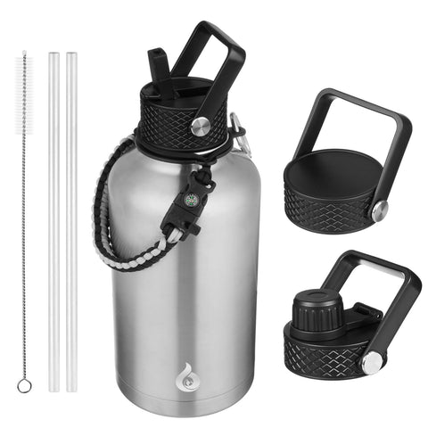 BJPKPK front view of 64oz bottle showing shape and capacity benefit