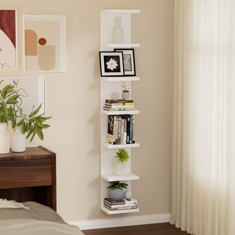 BKALEME close-up of shelf texture highlighting smooth matte finish and durable engineered wood